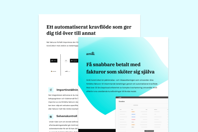 Produktblad AutoCollect