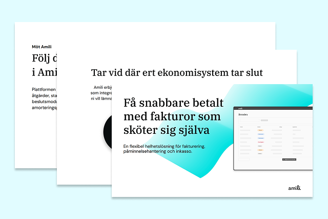 Säljpresentation Amili resurs